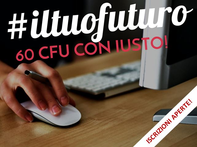 Aperte le iscrizioni 60cfu