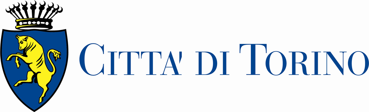 Logo Citta di Torino sbandierato 10x3