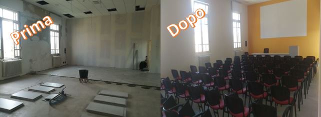 Aula c 27 prima e dopo