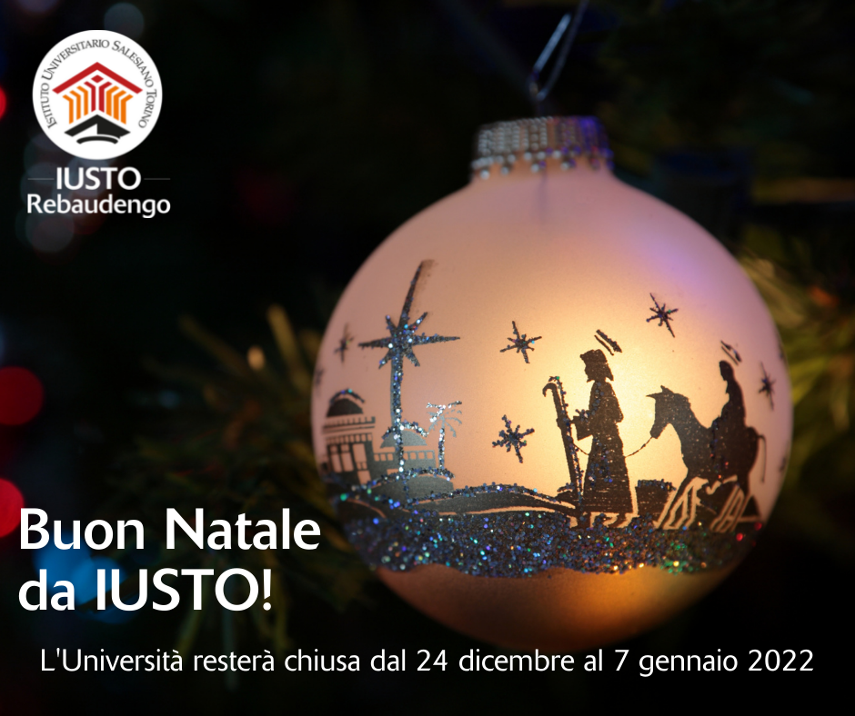 Buon Natale 2021 allo IUSTO