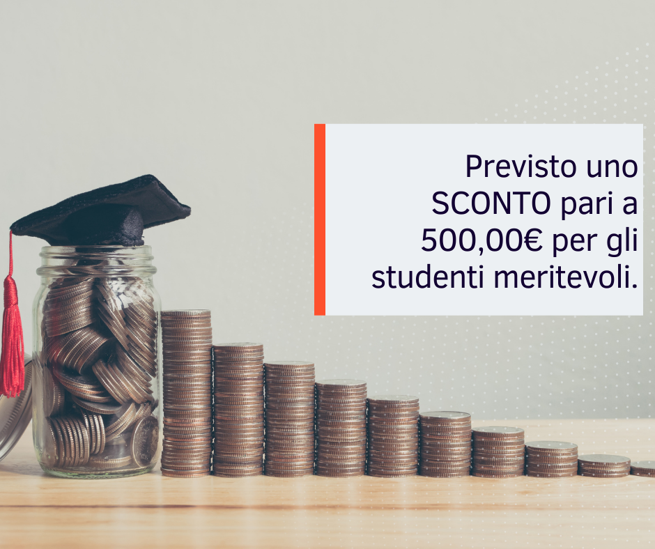 Sconto di 500€ per gli studenti meritevoli